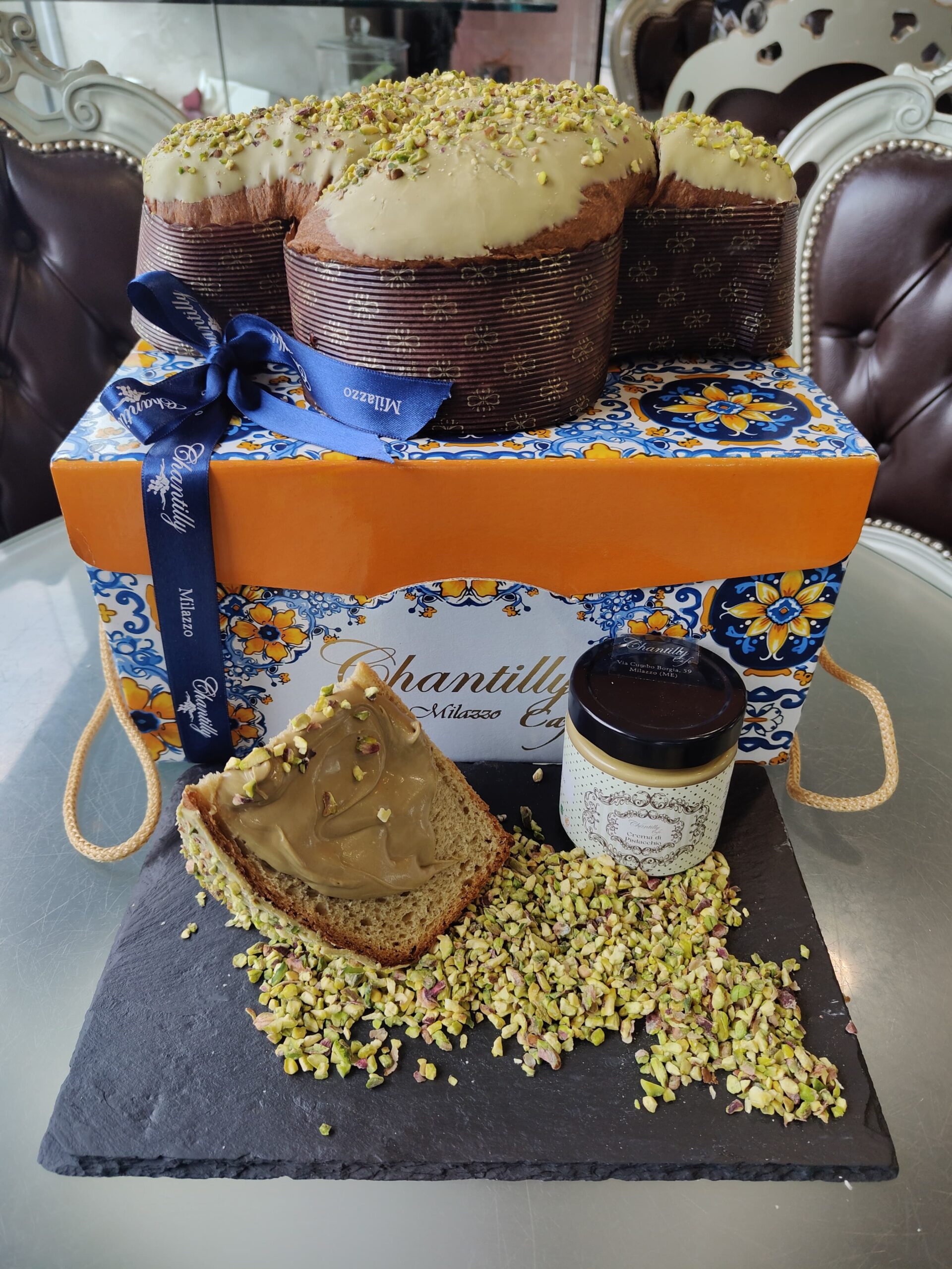 Colombella Pistacchio - colomba vegana pasquale